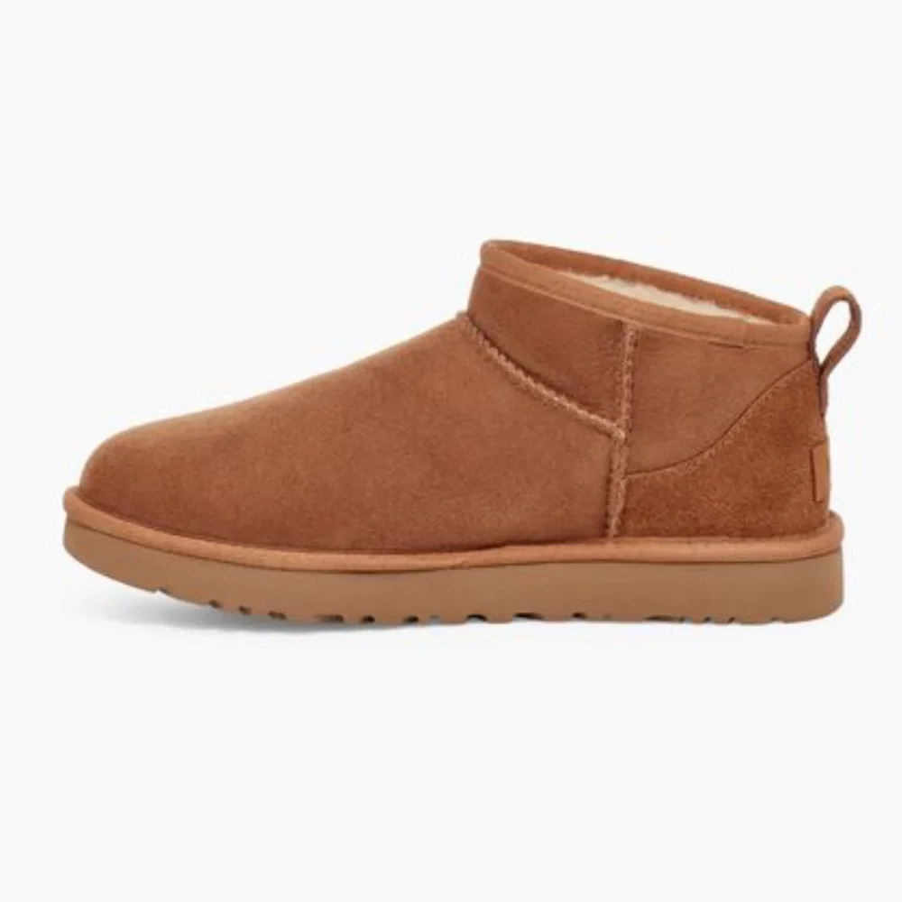 UGG ULTRA MINI CLASSIC BOOTS CHESTNUT NIB READY TO SHIP - Picture 7 of 11